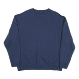 LEVI'S Mens Blue Cotton Blend Crew Neck L Sweatshirt Logo Printed Casual Wear