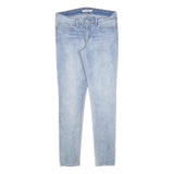 LEVI'S 711 Womens Jeans Blue Slim Skinny Denim Light W29 L28 Stretch Zip