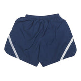 Mens Navy Blue Polyester Casual Shorts S W25 U.S. Air Force Logo Reflective