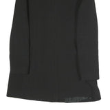 ZARA Womens Black Jacket S Polyester Blend Button Plain Formal Stylish