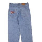 KARL KANI Mens Regular Blue Denim Jeans W30 L30 Cotton Blend Zip Pockets