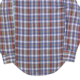 WRANGLER Mens Blue Red & Green Check Shirt XL Long Sleeve Button Western Casual