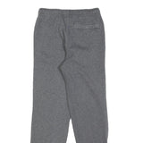 NIKE Mens Joggers Grey S W26 L31 Cotton Blend Logo Print Slim Fit Tapered