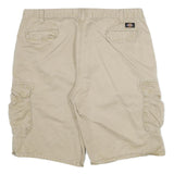 DICKIES Mens Shorts Beige Cargo Cotton Blend 2XL W38 Workwear Casual