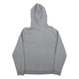 CALVIN KLEIN Womens Grey Hoodie XS Cotton Blend Casual Pullover Sweatshirt