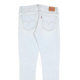 LEVI'S 601 Womens Slim Skinny Denim Light Blue W30 L32 Zip Cotton Blend Stretch