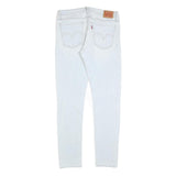 LEVI'S 601 Womens Slim Skinny Denim Light Blue W30 L32 Zip Cotton Blend Stretch