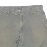 CARHARTT Mens Shorts Grey Casual L W36 Rugged Outdoor Workwear
