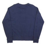 FILA Mens Navy Crew Neck M Cotton Blend Logo Print Sweatshirt Pullover