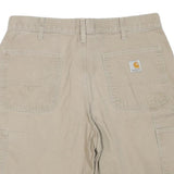 CARHARTT Mens Shorts Beige Casual M W34 Workwear Utility