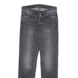 CARHARTT Mens Regular Fit Blue Denim Jeans W29 L32 Button Closure Classic Style