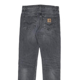 CARHARTT Mens Regular Fit Blue Denim Jeans W29 L32 Button Closure Classic Style
