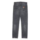 CARHARTT Mens Regular Fit Blue Denim Jeans W29 L32 Button Closure Classic Style