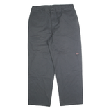DICKIES Mens Regular Fit Cotton Black Workwear Trousers W36 L32 Casual Durable