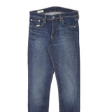 LEVI'S Womens Slim Blue Denim Dark Jeans W28 L30 Zip Cotton Blend
