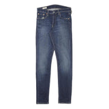 LEVI'S Womens Slim Blue Denim Dark Jeans W28 L30 Zip Cotton Blend