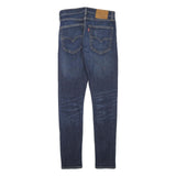 LEVI'S Womens Slim Blue Denim Dark Jeans W28 L30 Zip Cotton Blend