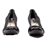 ANNIE KLEIN Ballet Shoes Black Synthetic Womens UK 4