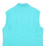 JACK WOLFSKIN Womens Blue Lightweight Quilted Jacket L Polyester Blend Zip