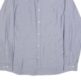 HUGO Mens Blue Shirt S Cotton Classic Formal Long Sleeve Button Shirt