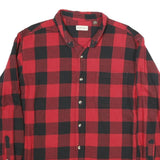 HOBBS CREEK Mens Red & Black Check Shirt XL Long Sleeve Casual Cotton