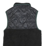 NIKE Womens Black Quilted & Fleece Vest XS Polyester Zip Outdoor Sleeveless