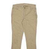 CARHARTT Womens Cotton Blend Beige Slim Fit Skinny Trousers W28 L29 Utility