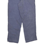 CARHARTT Mens Cotton Blend Blue Regular Fit Straight Leg Trousers W30 L30