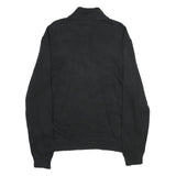 POLO RALPH LAUREN Mens Black Jumper Pullover Plain Crew Neck Basic Knit XL