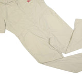 DICKIES Mens Beige Cotton Blend Dungarees Regular Fit XL W40 L28 Workwear