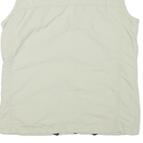 Mens Cream Outdoor Discovery Zip Jacket S Polyester Blend Lightweight Sleeveless