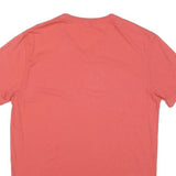 J.CREW Mens Coral Modern T-Shirt M Short Sleeve V-Neck Cotton Blend Casual