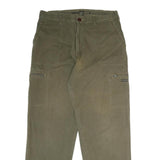 BE AUTHENTIC Mens Regular Fit Green Denim Regular Leg Cotton Blend W36 L31