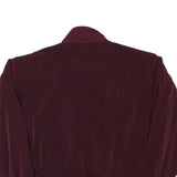 MEINAZY Mens Maroon & Green Classic Jacket M Polyester Blend Embroidered Unique