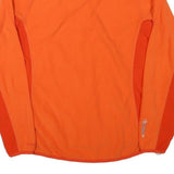 MUSTO Womens Orange & Dark Orange Jacket M Polyester Blend Plain Zip Activewear