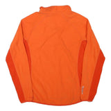 MUSTO Womens Orange & Dark Orange Jacket M Polyester Blend Plain Zip Activewear