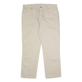DICKIES Mens Jeans Beige Regular Straight Denim W40 L30 Classic Fit Zip Closure