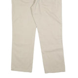 DICKIES Mens Jeans Beige Regular Straight Denim W40 L30 Classic Fit Zip Closure