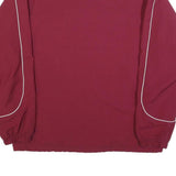 NIKE Mens Maroon Lakeside Basketball Zip Jacket M Polyester Blend Plain