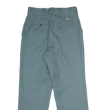 DICKIES Mens Polyester Blend Workwear Classic Straight Trousers W28 L28 Dusty