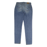 LEVI'S Womens Slim Blue Denim Cotton Jeans W28 L29 Classic Zip Pocket