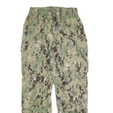 API Mens Cotton Blend Green Camouflage Regular Fit Cargo Trousers W31 L33