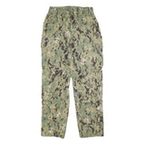API Mens Cotton Blend Green Camouflage Regular Fit Cargo Trousers W31 L33
