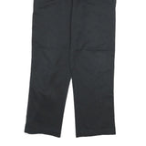 DICKIES Mens Cotton Blend Black Slim Straight Trousers W27 L28 Workwear