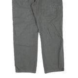 DICKIES Mens Cotton Blend Grey Regular Straight Trousers W38 L30 Workwear Casual