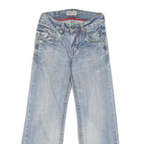 HILFIGER DENIM Womens Jeans Blue Relaxed Straight Denim Light W28 L28 Casual