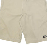 DICKIES Mens Shorts Beige Casual Relaxed L W36 Cotton Blend Workwear