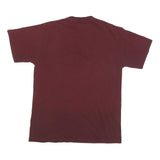 CHAMPION Mens Maroon Harvard Graphic T-Shirt M Short Sleeve Crew Neck Cotton