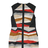 PHASE EIGHT Womens Multicolour Fit & Flare Woven Sleeveless Knee Length Dress UK