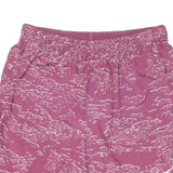 NIKE Mens Pink & White Printed Sports Casual Shorts M W30 Lightweight